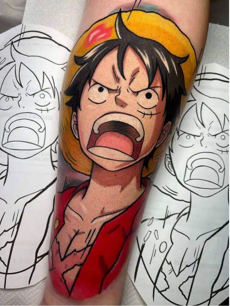 luffy one piece sivianestattoo.com