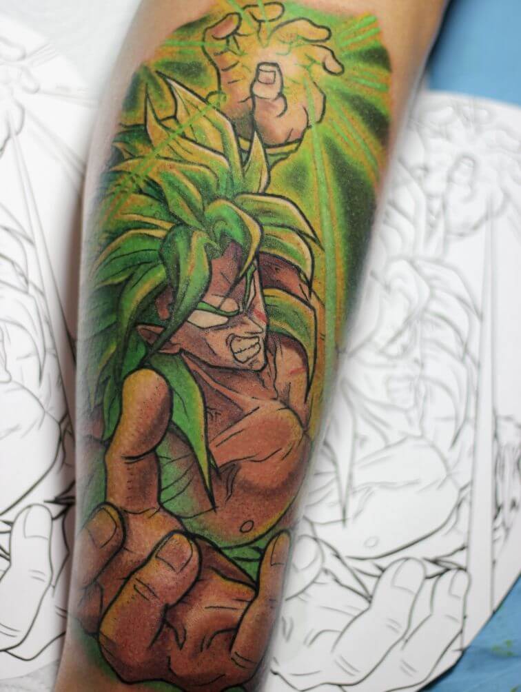 BAROLY DRAGON BALL-broly tatuaje-tatuaje broly-