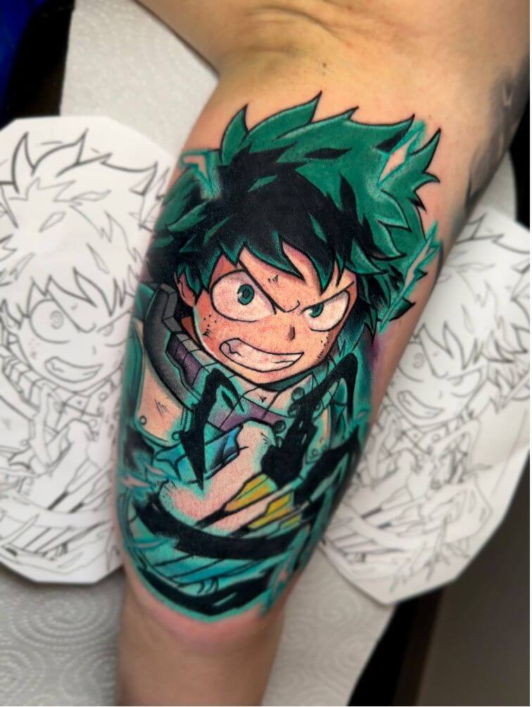 DEKU MY HERO ACADEMY
tatuajes anime
